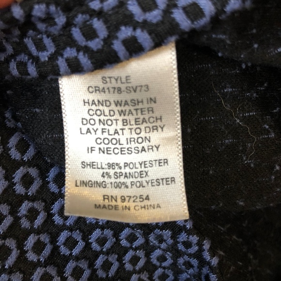 One Clothing Navy Knit Mini Dress - Small - Picture 5 of 5